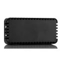 Hammond 1551 Series Black Black Lid ABS Enclosure IP30, 20 mm x 80 mm x 40 mm 1551V2BK