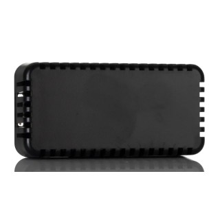 Hammond 1551 Series Black Black Lid ABS Enclosure IP30, 20 mm x 80 mm x 40 mm 1551V2BK
