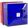 Clifford & Snell FL40 Series Blue Beacon 265V AC Flashing Bulkhead Mount Xenon Bulb IP65 FL40