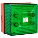 Clifford & Snell Green Flashing Xenon Beacon 24V DC 306mA Wall, Conduit, Bulkhead Mount IP65 FL40/D50/G/RN