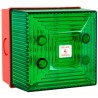 Clifford & Snell FL40 Series Green Beacon 265V AC Flashing Bulkhead Mount Conduit Wall Xenon Bulb IP65 FL40