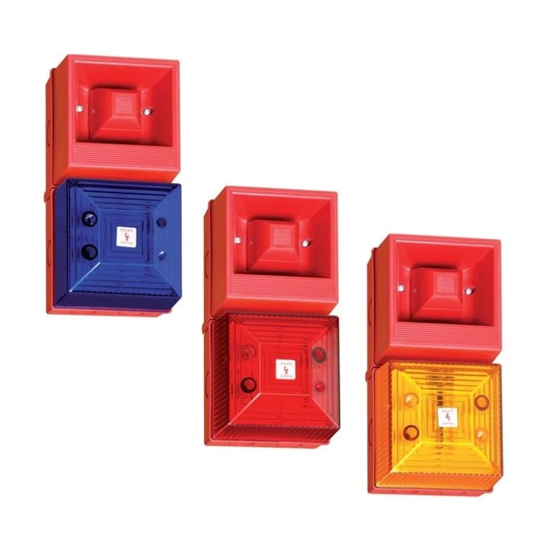 Clifford & Snell Y04 Series Opal Beacon-Sounder Combination IP65 24V dc 108 dB @ 1m Sound Level 