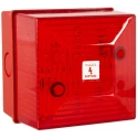 Clifford & Snell FL40 Series Red Beacon 265V ac Flashing Bulkhead Mount Wall Conduit Xenon Bulb IP65 FL40