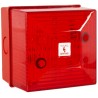 Clifford & Snell FL40 Series Red Beacon 265V ac Flashing Bulkhead Mount Wall Conduit Xenon Bulb IP65 FL40
