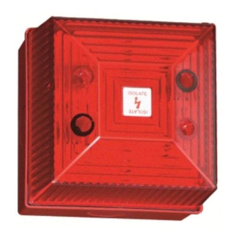 Clifford & Snell FL40 Series Red Beacon 265V ac Flashing Bulkhead Mount Wall Conduit Xenon Bulb IP65 FL40