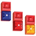 Clifford & Snell YL40 Series Amber Beacon-Sounder Combination IP65 115V AC 108 dB Alarm YL40