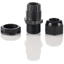 NEUTRAL Red Beacon-Sounder Combination 24V DC 117dB IP66 Wall Bulkhead Mount YL80/D50/R/RF/WR