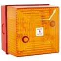 Clifford & Snell Amber Beacon 28V DC Flashing Bulkhead Mount LED IP65 FD40IS