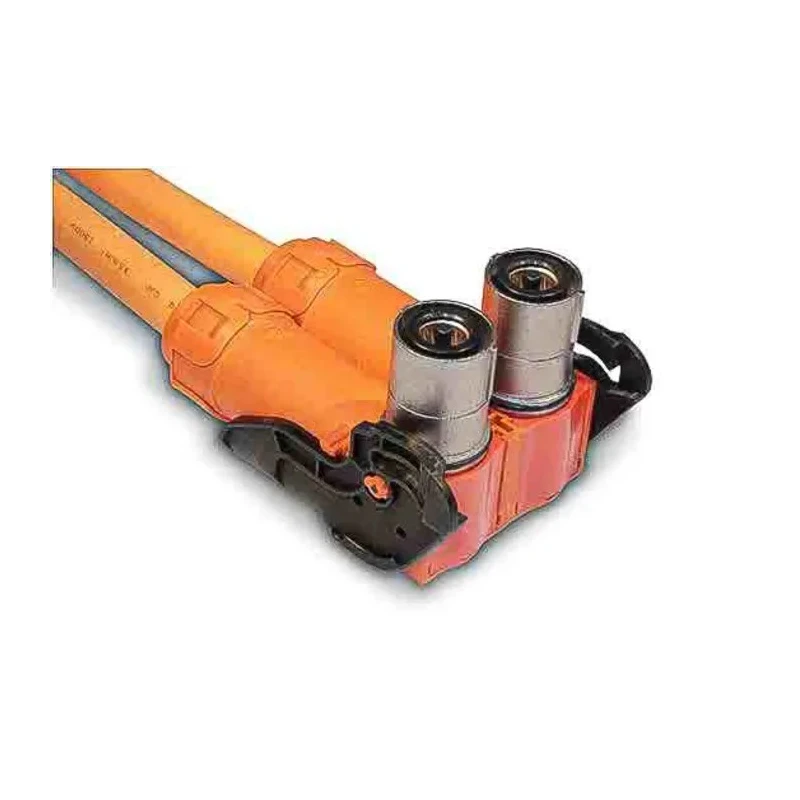 Amphenol Industrial Heavy Duty Power Connector Cable Press Fit 2 Way 300A PowerLok Male/Female 1kV PL282X-301-50