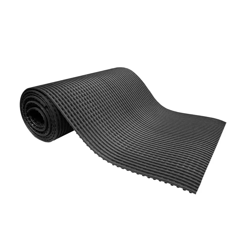 Coba Europe Black Anti-Fatigue Mat Vinyl Mat Anti-Slip Finish 10 m x 1 m x 11.5 mm DS011010