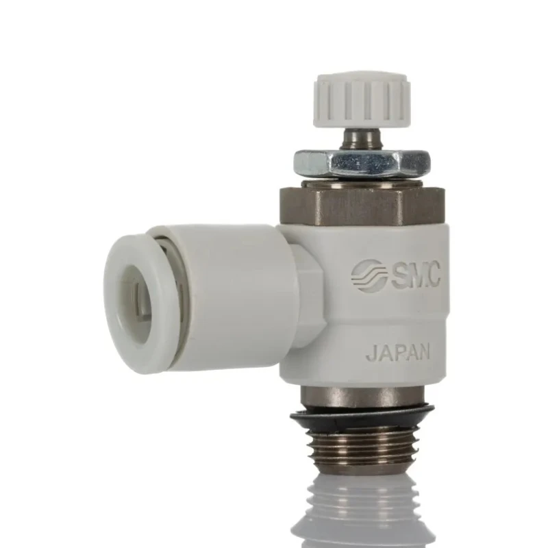 SMC Threaded Series Exhaust Flow Regulator, Inlet Male Threaded UNF 1/8 in Outlet Male UNF 1/8 in AS2201F-U01-06