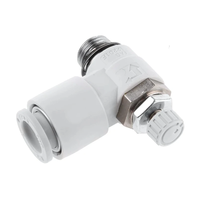 SMC Flow Controller Flow Regulator, Inlet Male Threaded UNF 1/8 in, Outlet Male UNF 1/8 in, 1 MPa Maximum Pressure AS22