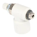 SMC AS Series Flow Controller Flow Regulator Metric 0.1-1 MPa PBT Body M5 x 0.8 Male Thread AS1201F-M5-06