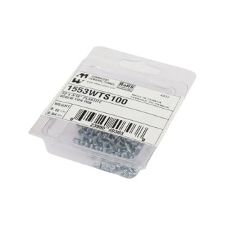 Hammond Steel Self-Tapping Screw 5 mm Length 2.2 mm Thread Size 1553WTS100