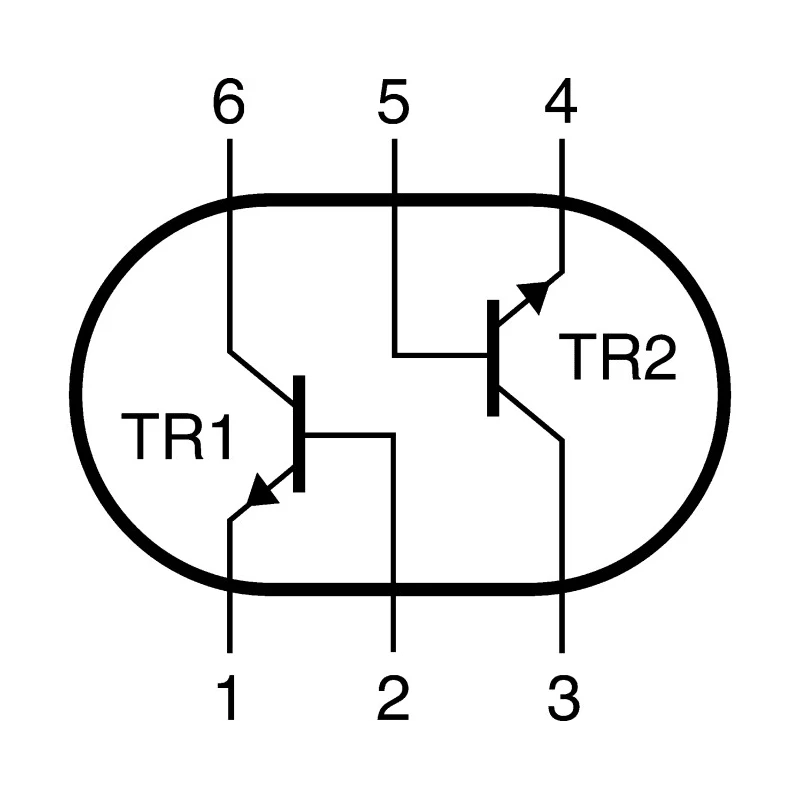 Nexperia Low Saturation Voltage NPN Transistor 1 A, 60 V, 6-Pin TSOP PBSS4160DS,115