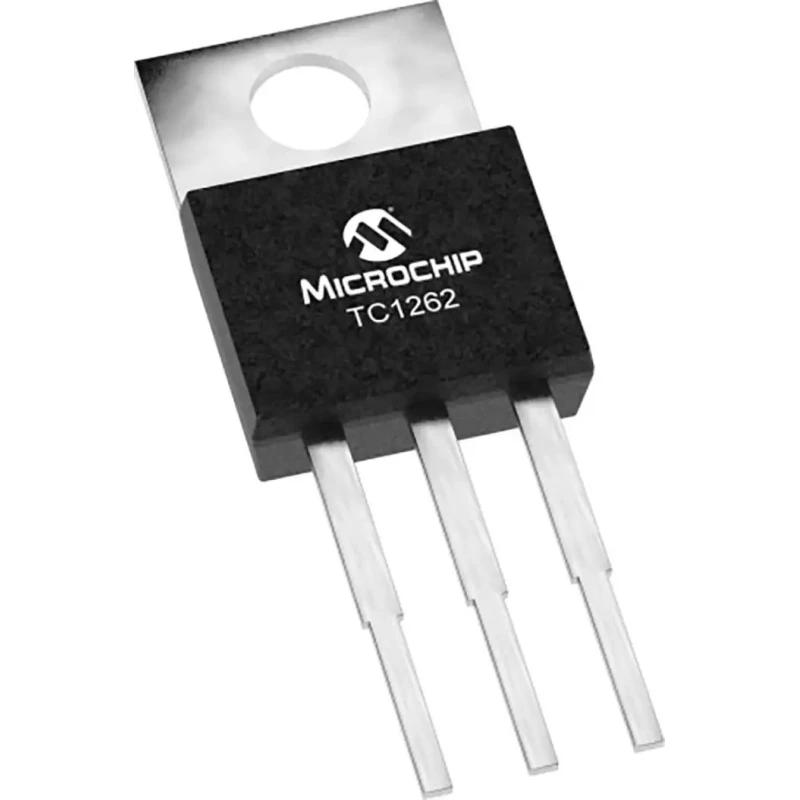 Microchip 1-Channel Low Dropout Voltage Regulator 3.3V 500mA TO-220 3-Pin TC1262-3.3VAB