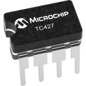 Microchip MOSFET Gate Driver Dual CMOS High-Speed Driver 1.5A Output Current 8-Pin PDIP Package TC427CPA