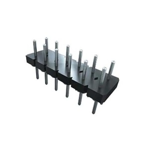 Samtec BDL Series Straight Through Hole Pin Header 5 Contacts, 2.54 mm Pitch, 1 Row, Unshrouded BDL-108-G-F
