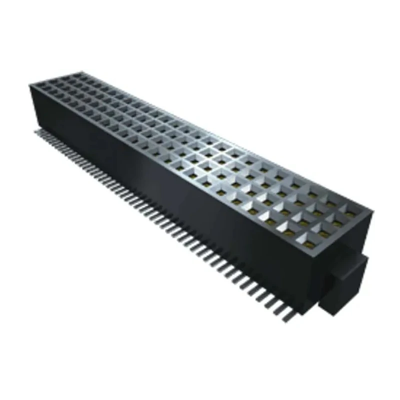 Samtec FOLC Series Straight Surface PCB Socket 30-Contact 4 Row 1.27 mm Pitch Solder FOLC-130-L4-L-Q-LC