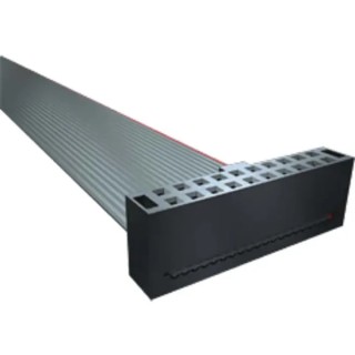 Samtec HCSD Series Straight Surface PCB Socket, 8-Contact, 2 Row, 2.54 mm Pitch, Solder Termination HCSD-08-01-N