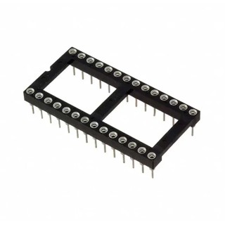 Samtec DIL Socket PCB Mount Standard Pin Gold Contact Plating Straight Orientation ICA-628-STT