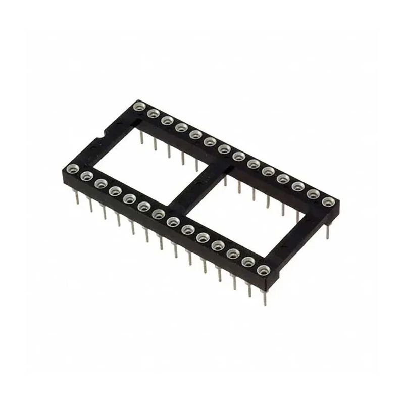 Samtec DIL Socket PCB Mount Standard Pin Gold Contact Plating Straight Orientation ICA-628-STT