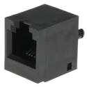 Bel-Stewart SS-65 Series Female Modular Jack Connector, Unshielded Through Hole, Straight Orientation, 1 Port 6 Way RJ25