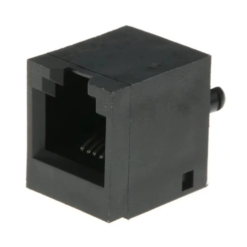 Bel-Stewart SS-65 Series Female Modular Jack Connector, Unshielded Through Hole, Straight Orientation, 1 Port 6 Way RJ25