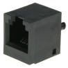 Bel-Stewart SS-65 Series Female Modular Jack Connector, Unshielded Through Hole, Straight Orientation, 1 Port 6 Way RJ25