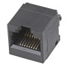 Bel-Stewart SS-65 Series RJ45 Connector Female PCB Mount Cat4 UTP Shield Vertical 1 Port 8 Way RJ45