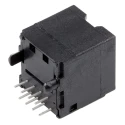 Bel-Stewart SS-65 Series RJ45 Connector Female PCB Mount Cat4 UTP Shield Vertical 1 Port 8 Way RJ45