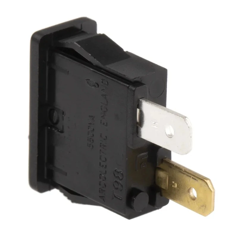 Arcolectric (Bulgin) Ltd SPST On-Off On-Off Rocker Switch Panel, 15A, 250V AC, Ceramic Housing, IP66 Rated H8800VAAAB