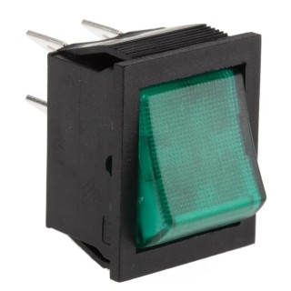 Arcolectric (Bulgin) Ltd Illuminated DPST On-Off Rocker Switch Panel Aluminium Housing 16A C1353AANAC