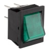Arcolectric (Bulgin) Ltd Illuminated DPST On-Off Rocker Switch Panel Aluminium Housing 16A C1353AANAC