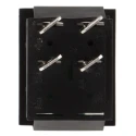 Arcolectric (Bulgin) Ltd Illuminated DPST On-Off Rocker Switch Panel Aluminium Housing 16A C1353AANAC