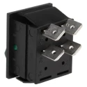 Arcolectric (Bulgin) Ltd Illuminated DPST On-Off Rocker Switch Panel Aluminium Housing 16A C1353AANAC