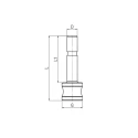 RS PRO Nickel Plated Brass Push-in Fitting, Push-in Connection 4 mm, Maximum Pressure 20 bar, Operating Temperature 197-7869