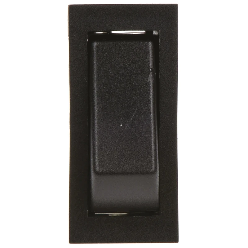 Arcolectric (Bulgin) Ltd SPDT On-Off-On Rocker Switch Panel Aluminium Housing Black Actuator C1520AAAAA