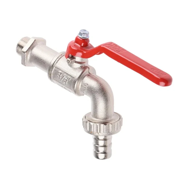 RS PRO Chrome Brass Lever Bib Tap BSP, 3/8 - 1 in Connection Size, Chrome Finish, Maximum Operating Pressure 21 bar 486-154