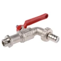RS PRO Chrome Brass Lever Bib Tap BSP, 3/8 - 1 in Connection Size, Chrome Finish, Maximum Operating Pressure 21 bar 486-154