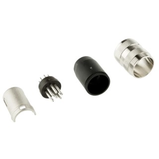 Amphenol Industrial C 091 A 8 Pole Straight M16 DIN Plug, 5A, 100V AC, IP40, Screw Cable Male T3504001