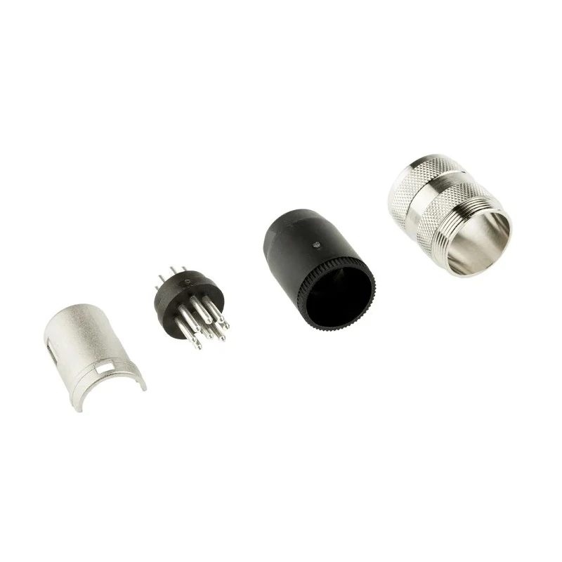 Amphenol Industrial C 091 A 8 Pole Straight M16 DIN Plug, 5A, 100V AC, IP40, Screw Cable Male T3504001
