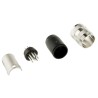 Amphenol Industrial C 091 A 8 Pole Straight M16 DIN Plug, 5A, 100V AC, IP40, Screw Cable Male T3504001