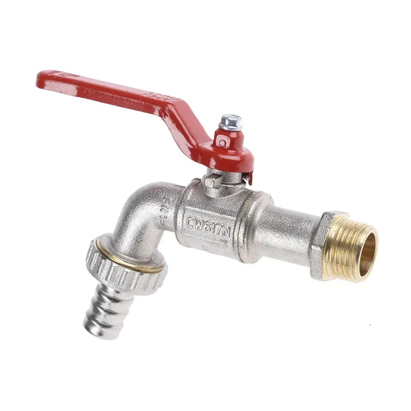 RS PRO Chrome Plated Brass Lever Bib Tap 3/8 - 1 Inch BSP Thread 21 bar Maximum Operating Pressure 486-192