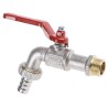 RS PRO Chrome Plated Brass Lever Bib Tap 3/8 - 1 Inch BSP Thread 21 bar Maximum Operating Pressure 486-192