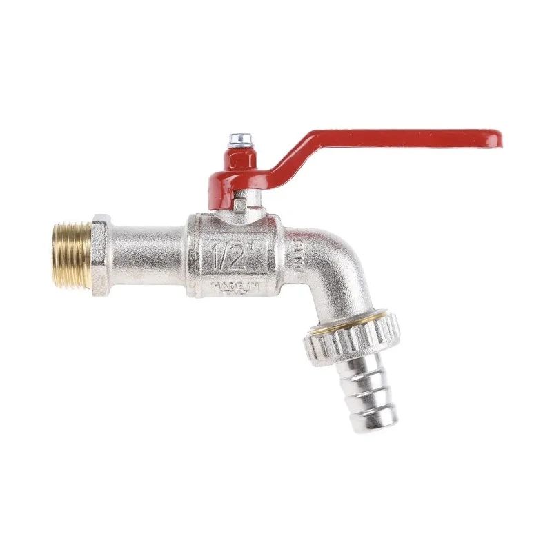 RS PRO Chrome Plated Brass Lever Bib Tap 3/8 - 1 Inch BSP Thread 21 bar Maximum Operating Pressure 486-192