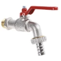 RS PRO Chrome Plated Brass Lever Bib Tap 3/8 - 1 Inch BSP Thread 21 bar Maximum Operating Pressure 486-192
