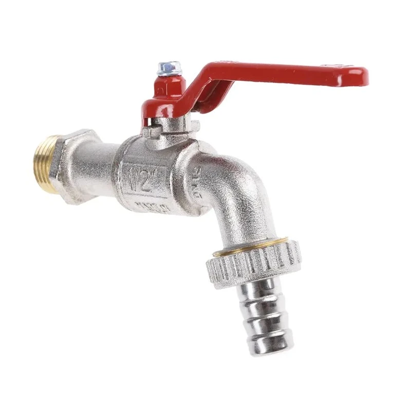 RS PRO Chrome Plated Brass Lever Bib Tap 3/8 - 1 Inch BSP Thread 21 bar Maximum Operating Pressure 486-192