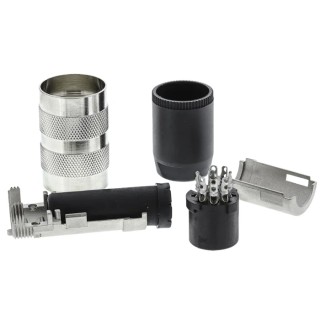 Amphenol Industrial C 091 A 8 Pole Straight M16 DIN Socket 5A 100V ac IP40 T3505001