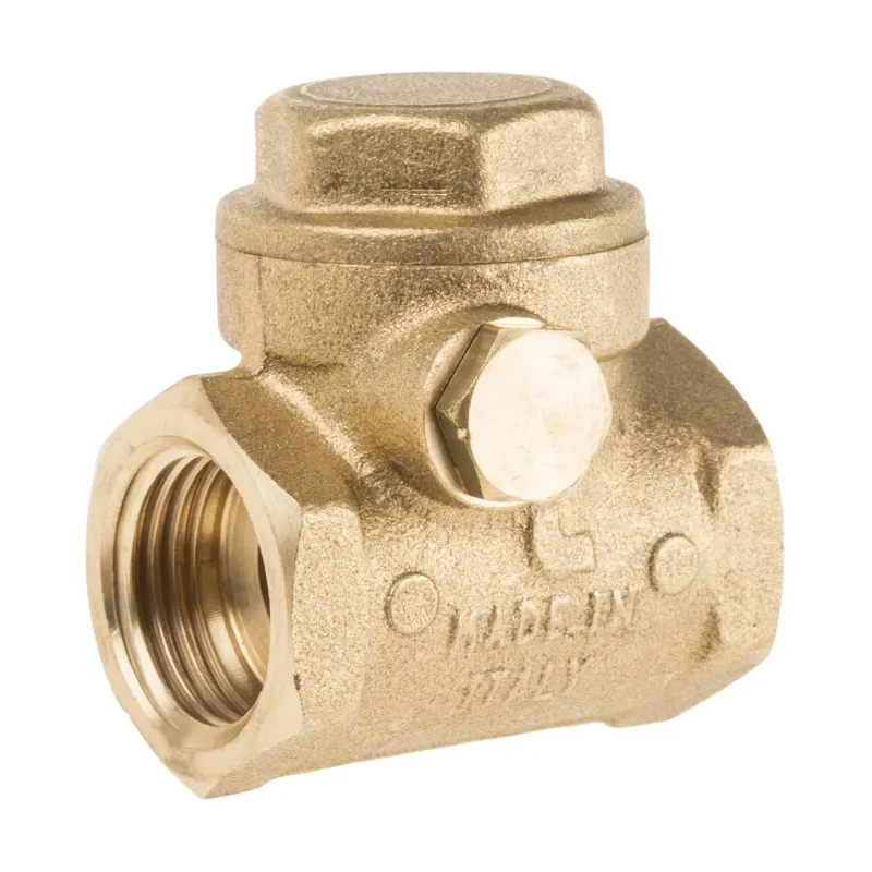 RS PRO Brass Threaded BSP Single Check Valve 1/2 in, 16 bar 486-209